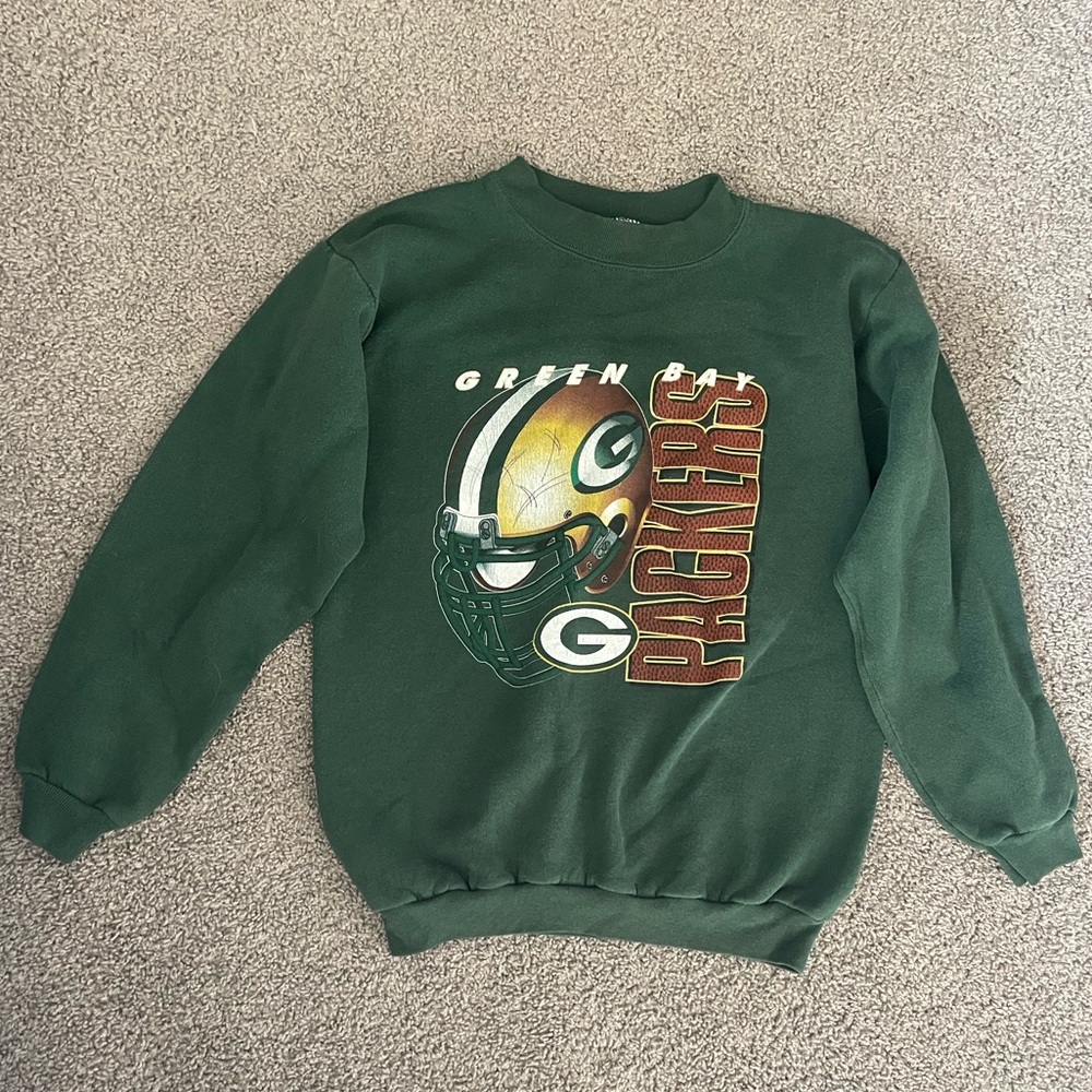 Green Bay Packers Green Crewneck Sweatshirt